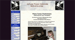 Desktop Screenshot of intunepianoservices.com
